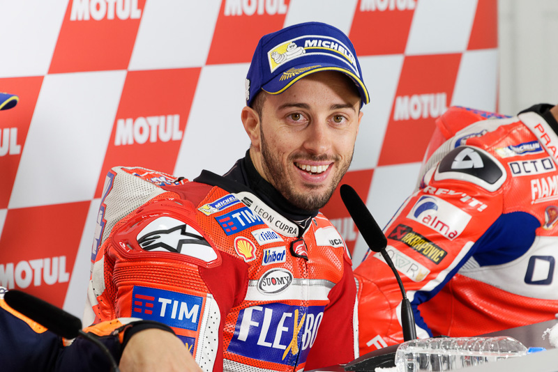 アンドレア・ドヴィツィオーゾ選手（Ducati Team）