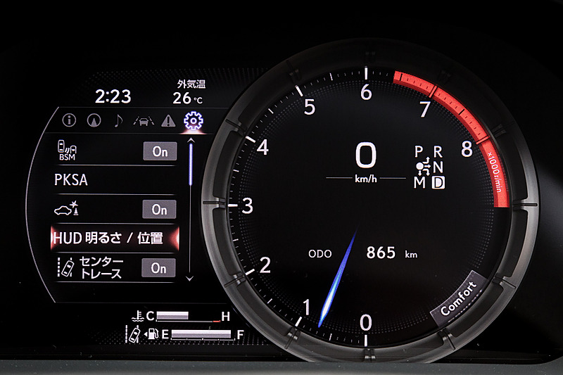 メーター表示のバリエーション