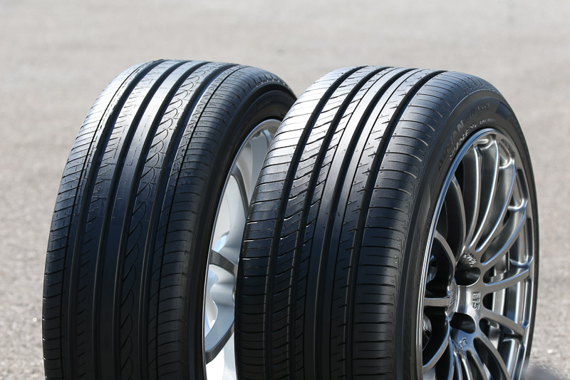 左から従来モデル「ADVAN dB V551」、新商品「ADVAN dB V552」