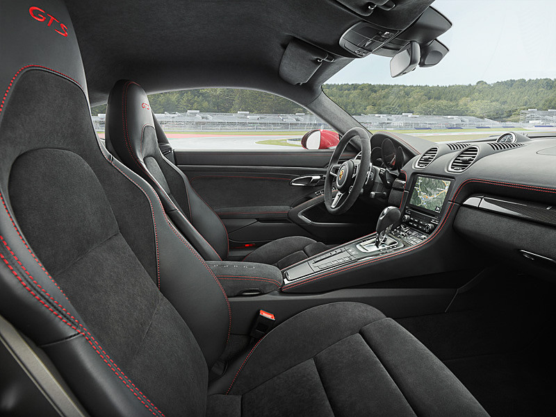718 ケイマン GTSのインテリア