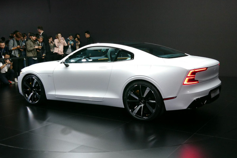 2＋2シーターのクーペモデルとなるポールスター 1。2019年中ごろに生産を開始する予定