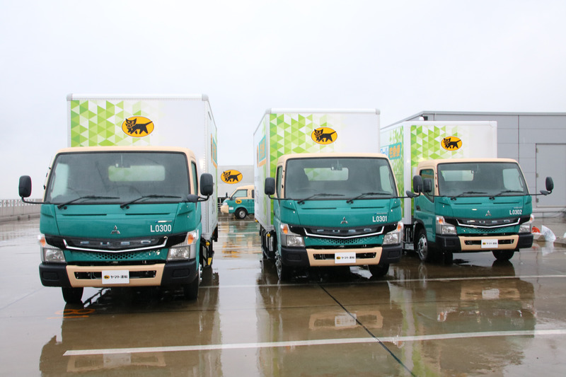 ヤマト運輸のeCANTER、それぞれ仕様が異なる
