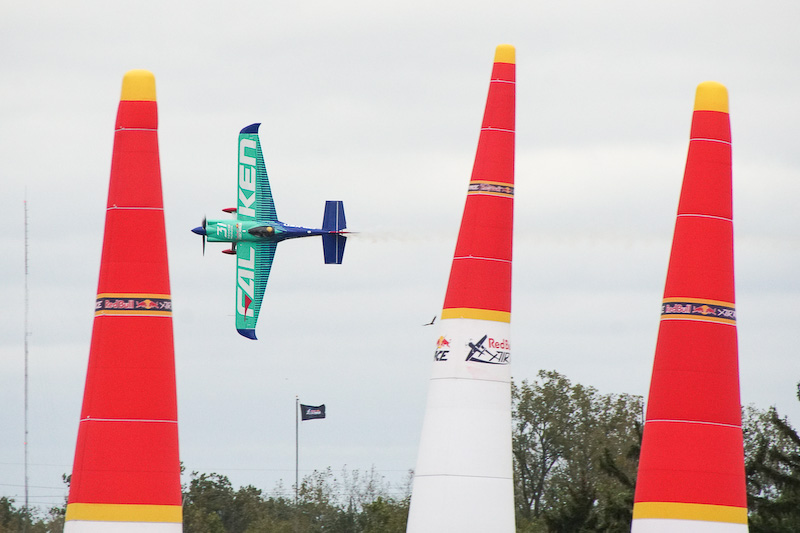 インディアナポリス決勝での室屋選手のフライト