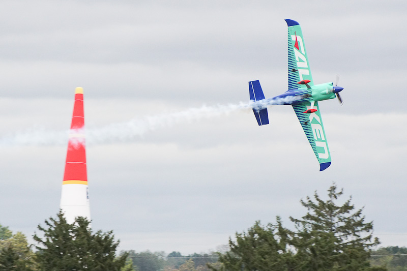 インディアナポリス決勝での室屋選手のフライト