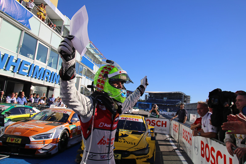 優勝したアウディのジェミー・グリーン