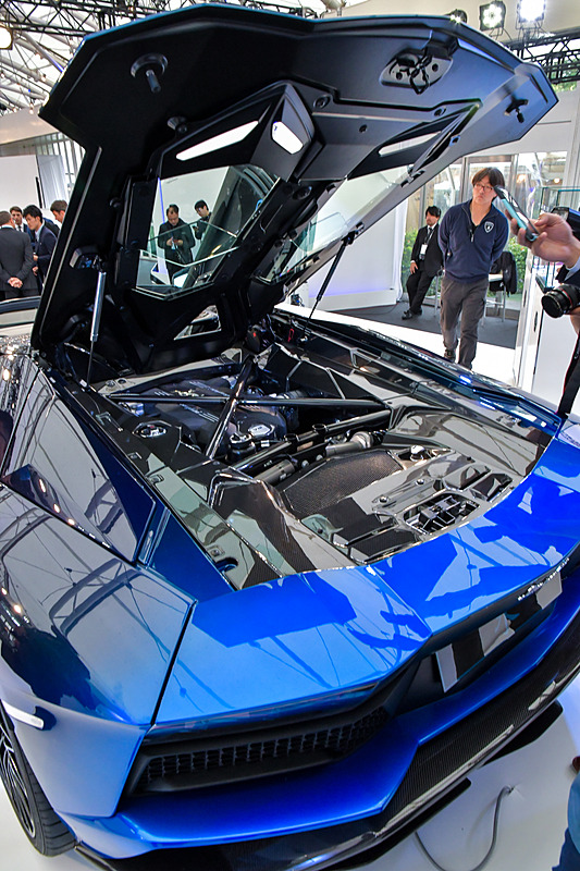 「アヴェンタドール S ロードスター 50th Anniversary Japan」の「水」モデル