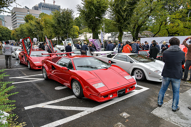 クラシックカーの品評会「ランボルギーニ・デイ コンクール・デレガンス 2017」