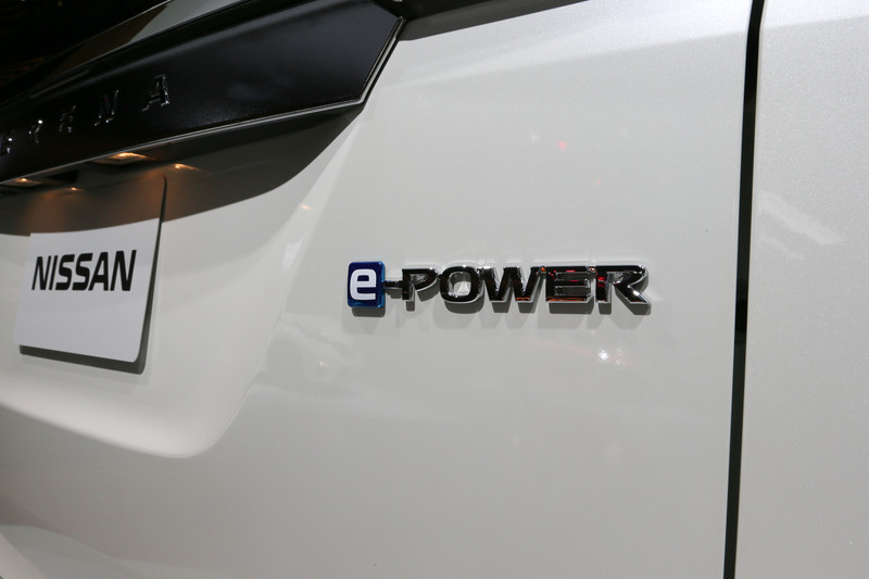 セレナ e-POWERのエクステリア。今回のショーでは内装の撮影は不可とのこと