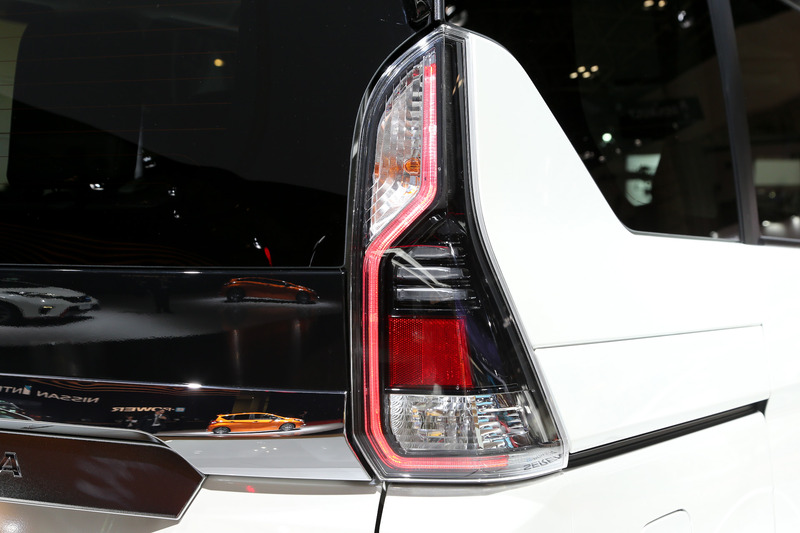 セレナ e-POWERのエクステリア。今回のショーでは内装の撮影は不可とのこと