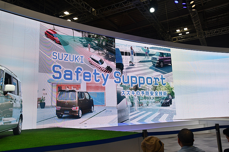 もっと気持ちよく、もっとスマートに、もっと安心・安全にという思いから生まれたと言う「スズキ セーフティ サポート」