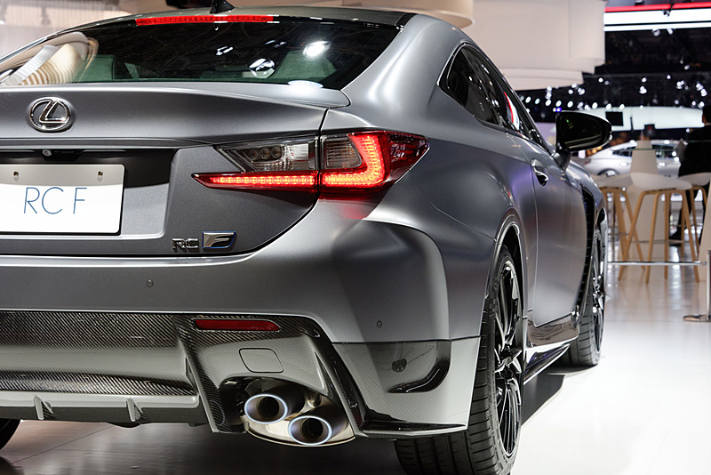 「RC F」の特別仕様車のエクステリア