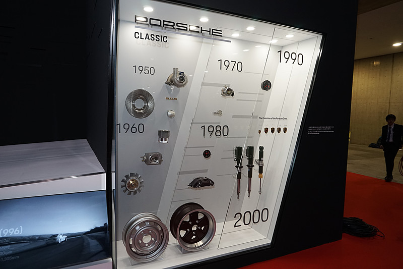 ポルシェ クラシック純正パーツの展示