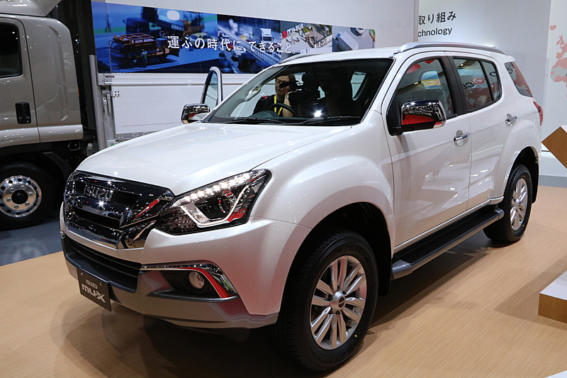 海外生産で日本には未導入のSUV「mu-X」
