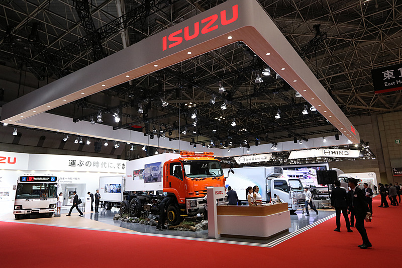 いすゞのブース