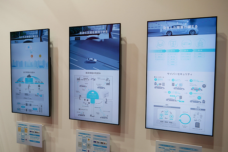 コネクテッド基盤をベースとした、走行環境の先読みや車両情報の先読み、サイバーセキュリティなどに関する取り組みを詳しく解説