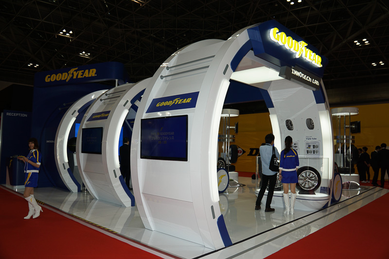 日本グッドイヤーブースは東6ホール