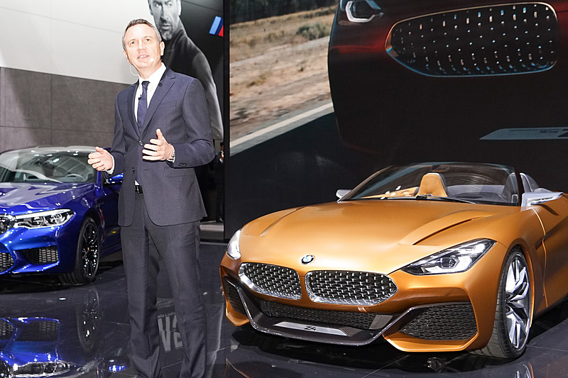 第45回東京モーターショー2017においてビー・エム・ダブリューはプレスカンファレンスを行なった