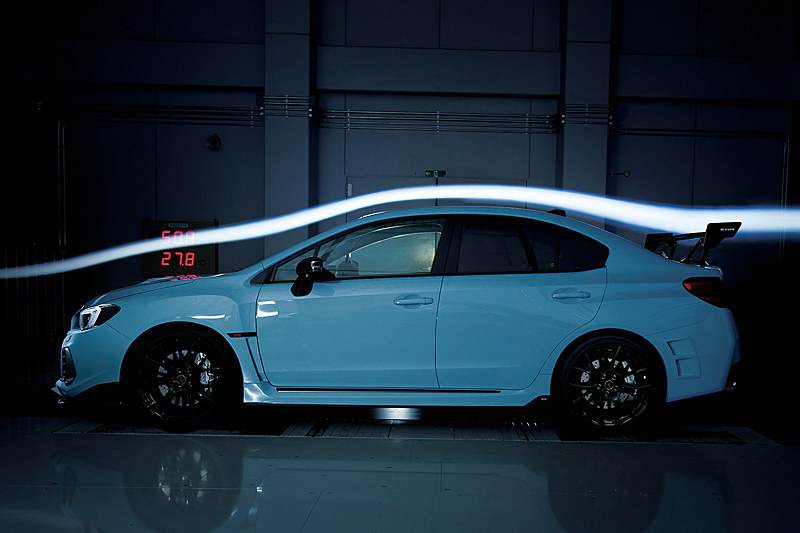 空力抵抗測定のイメージ