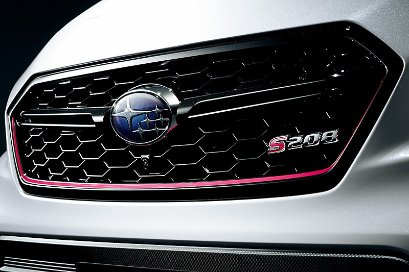 メッシュタイプフロントグリル（チェリーレッドストライプ、S208オーナメント付）