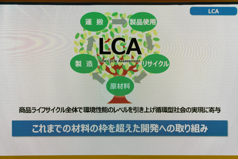 タイヤ開発にかかわるサイクルの全体の環境性能を引き揚げる