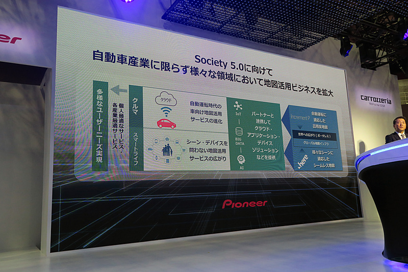 自動車での活用だけでなく、さまざまなシーン・デバイスで地図活用サービスを広げていく