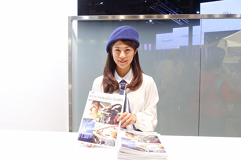 受付ではパンフレットを配布