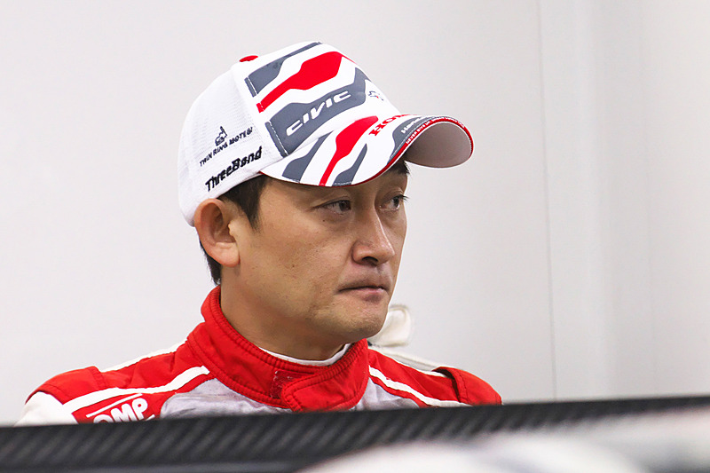 午前中に行なわれたフリー走行2回目の様子、この時点では雨はそれほどは強くなった