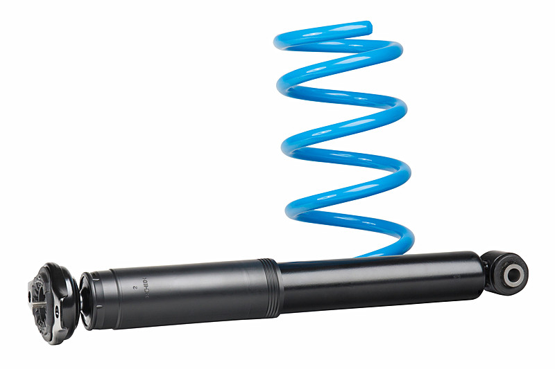 専用開発のコイルスプリングとショックアブソーバーで構成する「ポールスター・パフォーマンス・シャシーセット」