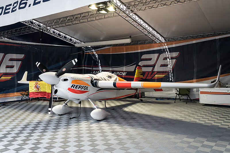 フアン・ベラルデ選手（No.26 チーム ベラルデ、スペイン）の機体「EDGE 540 V2」