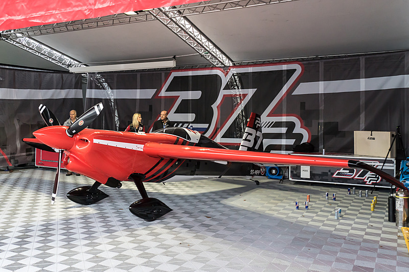 ピーター・ポドランセック選手（No.37 ピーターポドランセック レーシング、スロベニア）の機体「EDGE 540 V2」