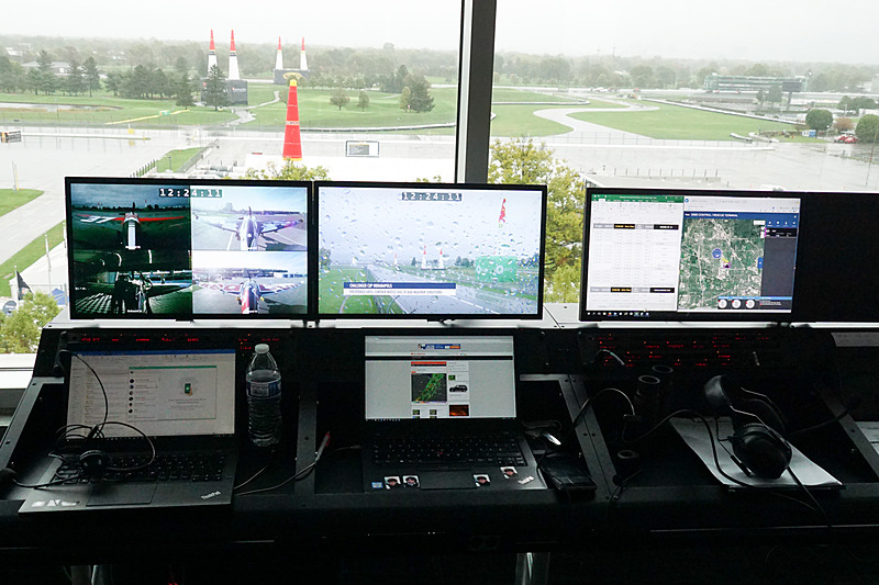 画面もほぼ同じ。コースの状況がよく見える