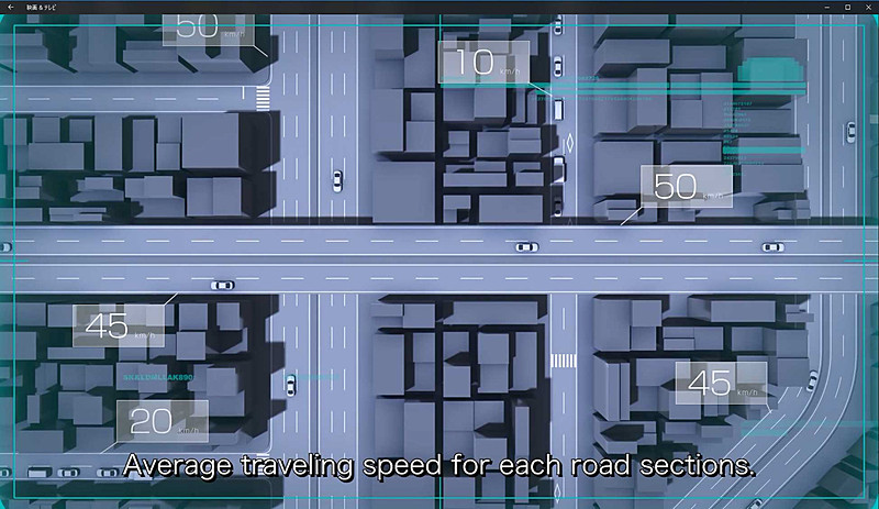 道路区間ごとの平均速度を算出