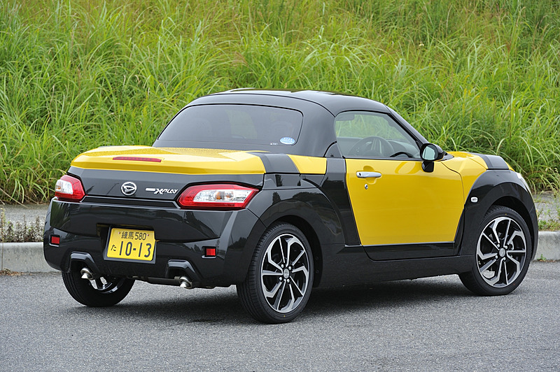 東京～広島間、往復約1500kmの旅の相棒となったコペン「XPLAY」。コペンのラインアップでは個性が強いスタイリングを持つモデル