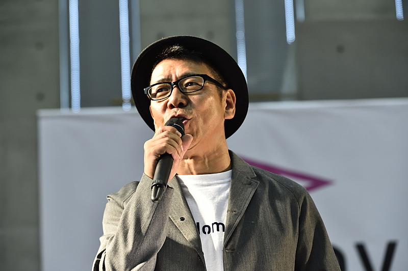 岡山県をベースに活動するMC、ダイナマイトイシムラ氏