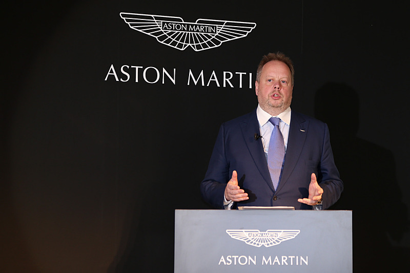 英アストンマーティン 社長兼CEOのアンディ・パーマー氏