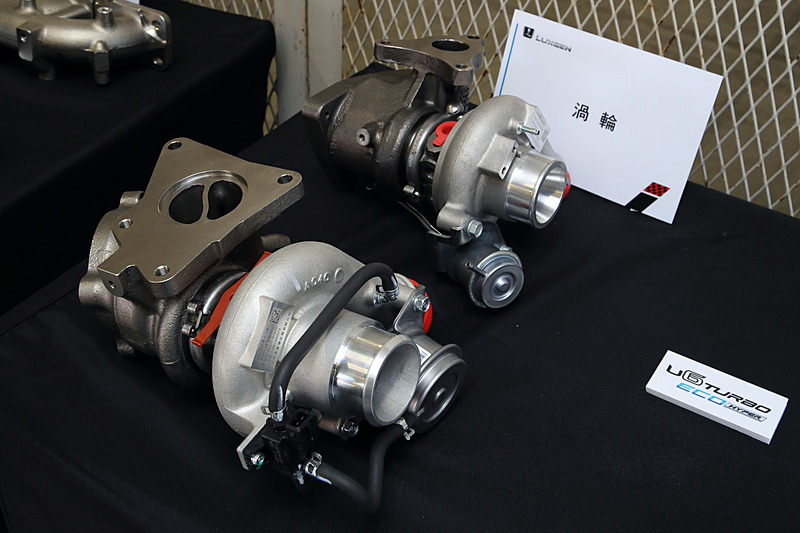 エンジンではインテークマニホールド、エキゾーストマニホールド、インジェクター、ピストンに至るまで、ブロック以外ほぼすべてを新規開発したという