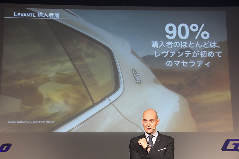 レヴァンテは販売の半数を占めるだけでなく、多くの新規ユーザー獲得に貢献