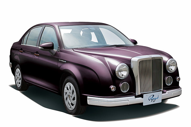 新色のボディカラーでは、「クールボルドーガラスフレーク」（左）をリューギとリューギ ワゴンに設定。「アバンギャルドブロンズメタリック」（右）はリューギのみで選択できる