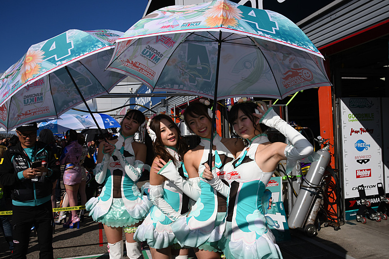 ピットウォークの人気が高かった4号車 グッドスマイル 初音ミク AMGチーム