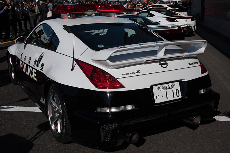 Zパトカーのリアまわりも独特のデザイン