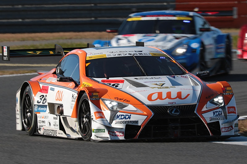 猛烈な追い上げを見せた36号車 au TOM'S LC500（中嶋一貴/ジェームス・ロシター組）