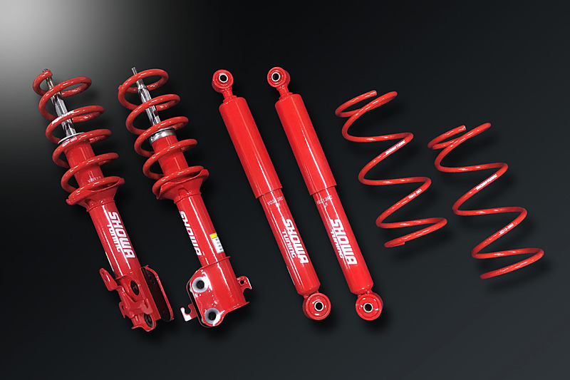12月10日にリニューアルして発売される「コペン」（L880K）用SHOWA TUNING「SPORTS」サスペンションキット