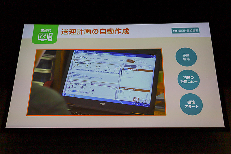 手動での編集や別日の計画がコピーできるほか、利用者の相性を考慮したルート作成が可能