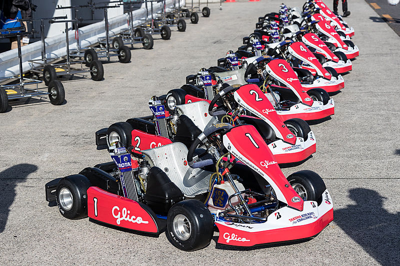 この日のために用意されたレーシングカート