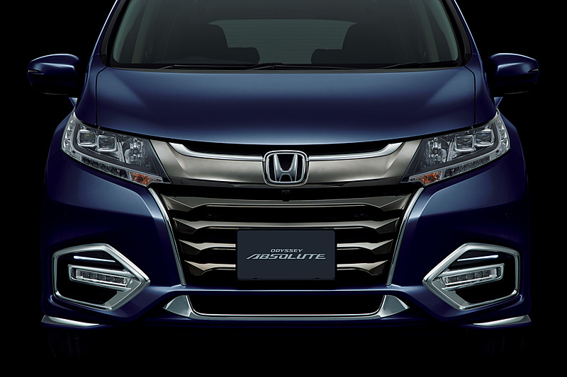 「フロントビームライトガーニッシュ」のみを装着した状態