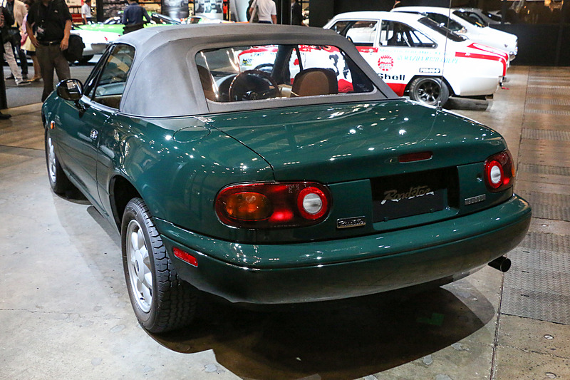 8月4日～6日に開催されたオートモビル カウンシル2017の会場に展示されていた、レストア1号車となる1990年式のロードスター