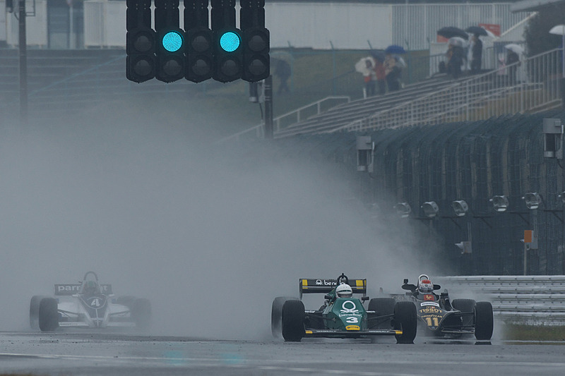 雨の中でのマスターズF1の走り