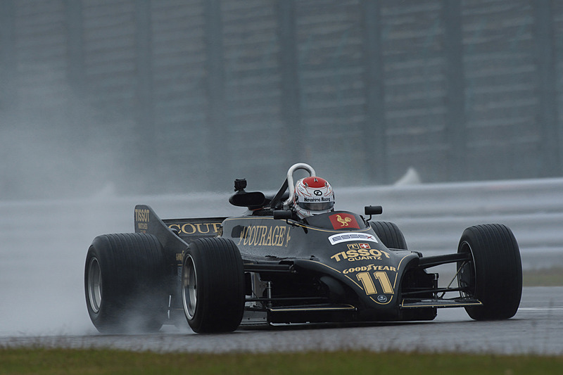 雨の中でのマスターズF1の走り