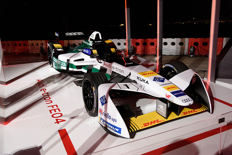 アウディスポーツがフォーミュラEに投入する新型車「e-tron FE04」