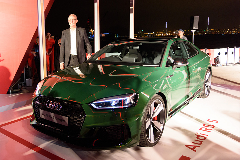 「Audi RS5」のお披露も行なわれた